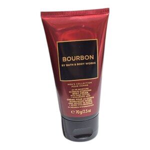 BATH & BODY WORKS BOURBON Men's Collection Body Cream Travel Size 2.5 oz NEW